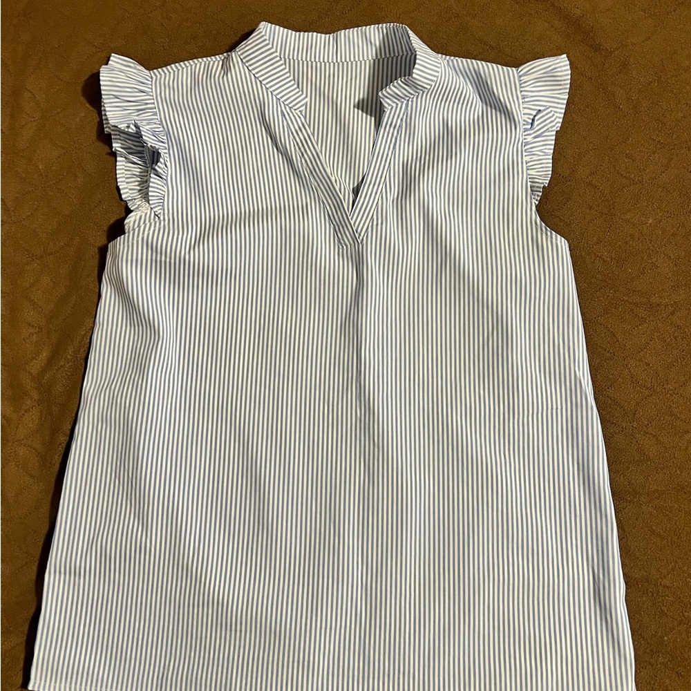 V-neck blouse